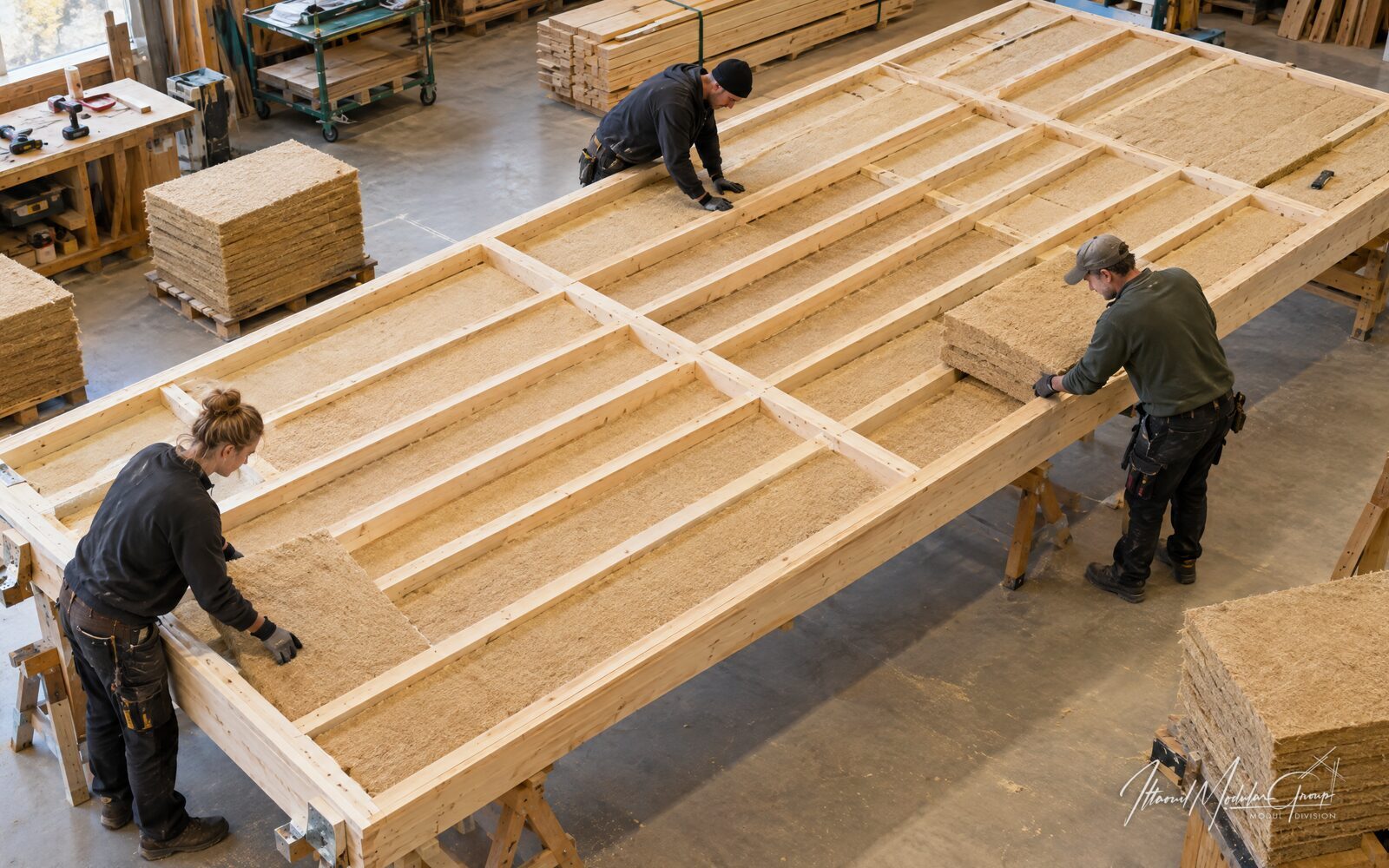 Modulbyggeri fra Ittaouil Modular Group — CLT-modulhuse