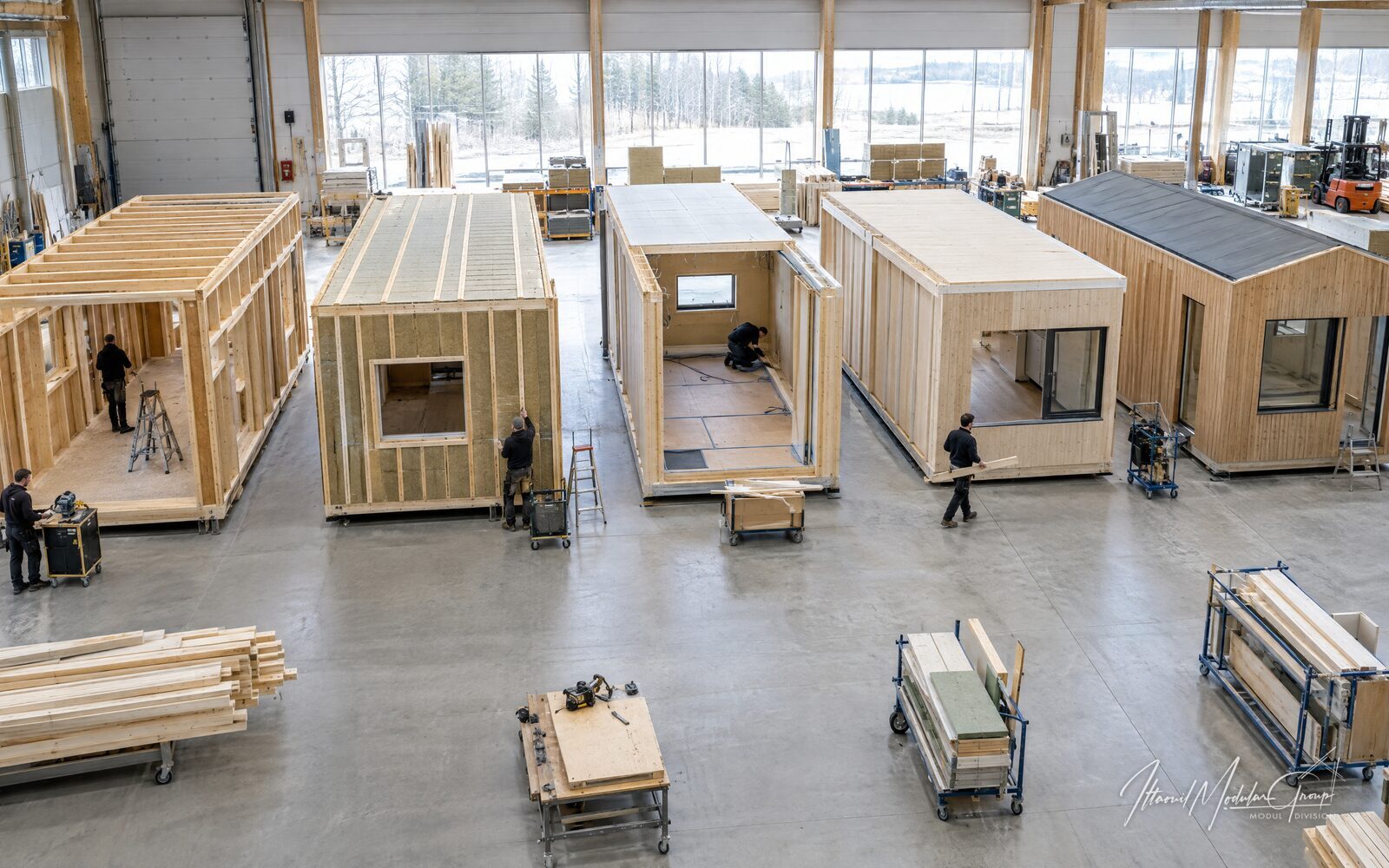 Modulbyggeri fra Ittaouil Modular Group — CLT-modulhuse