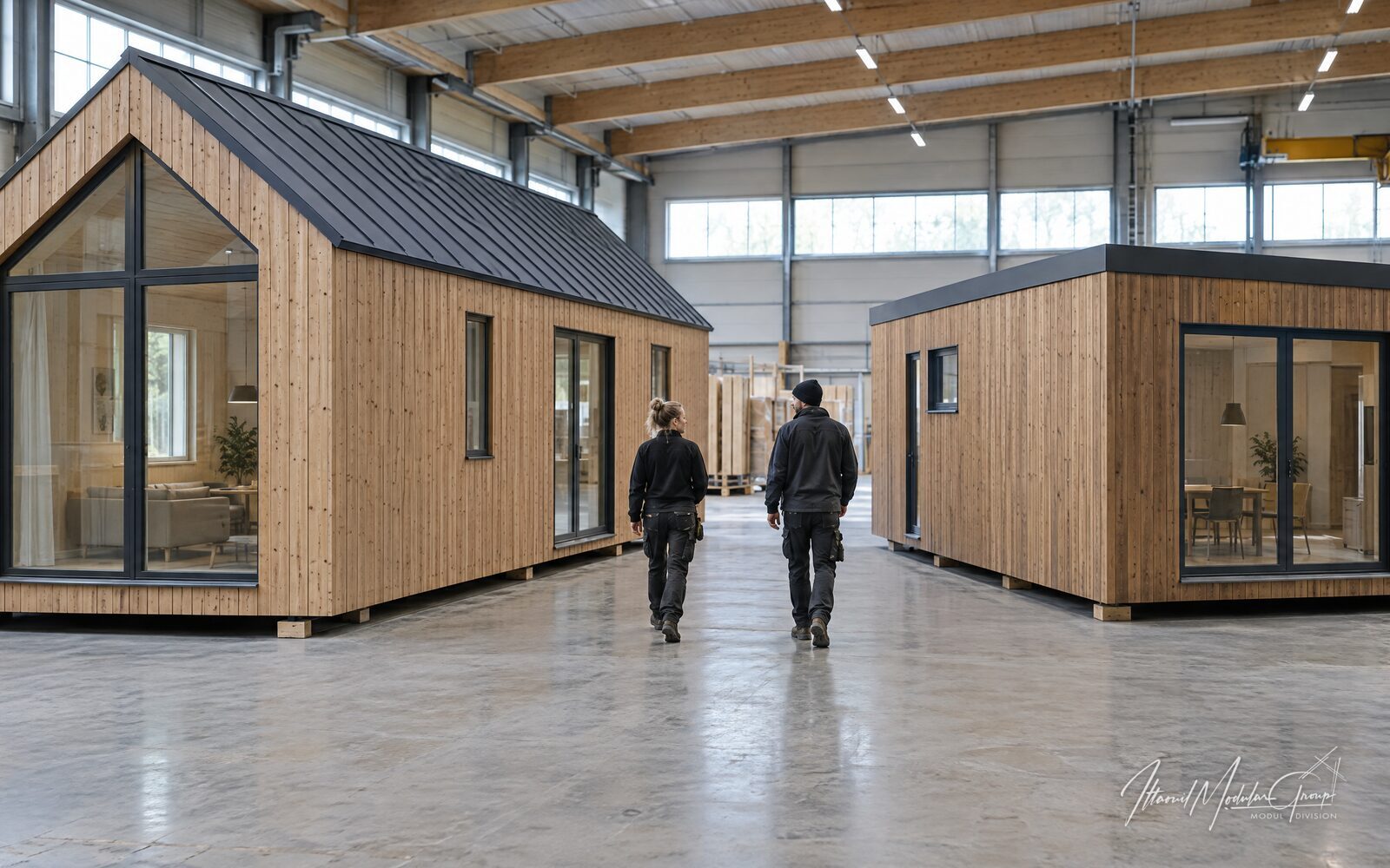 Modulbyggeri fra Ittaouil Modular Group — CLT-modulhuse