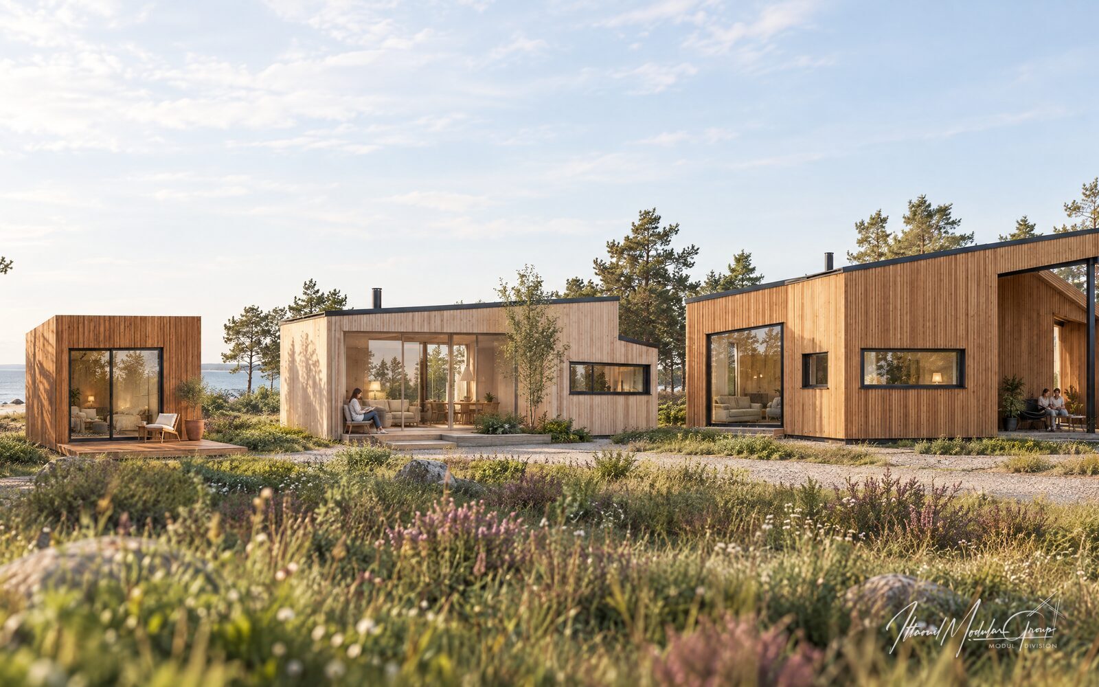 Modulbyggeri fra Ittaouil Modular Group — CLT-modulhuse