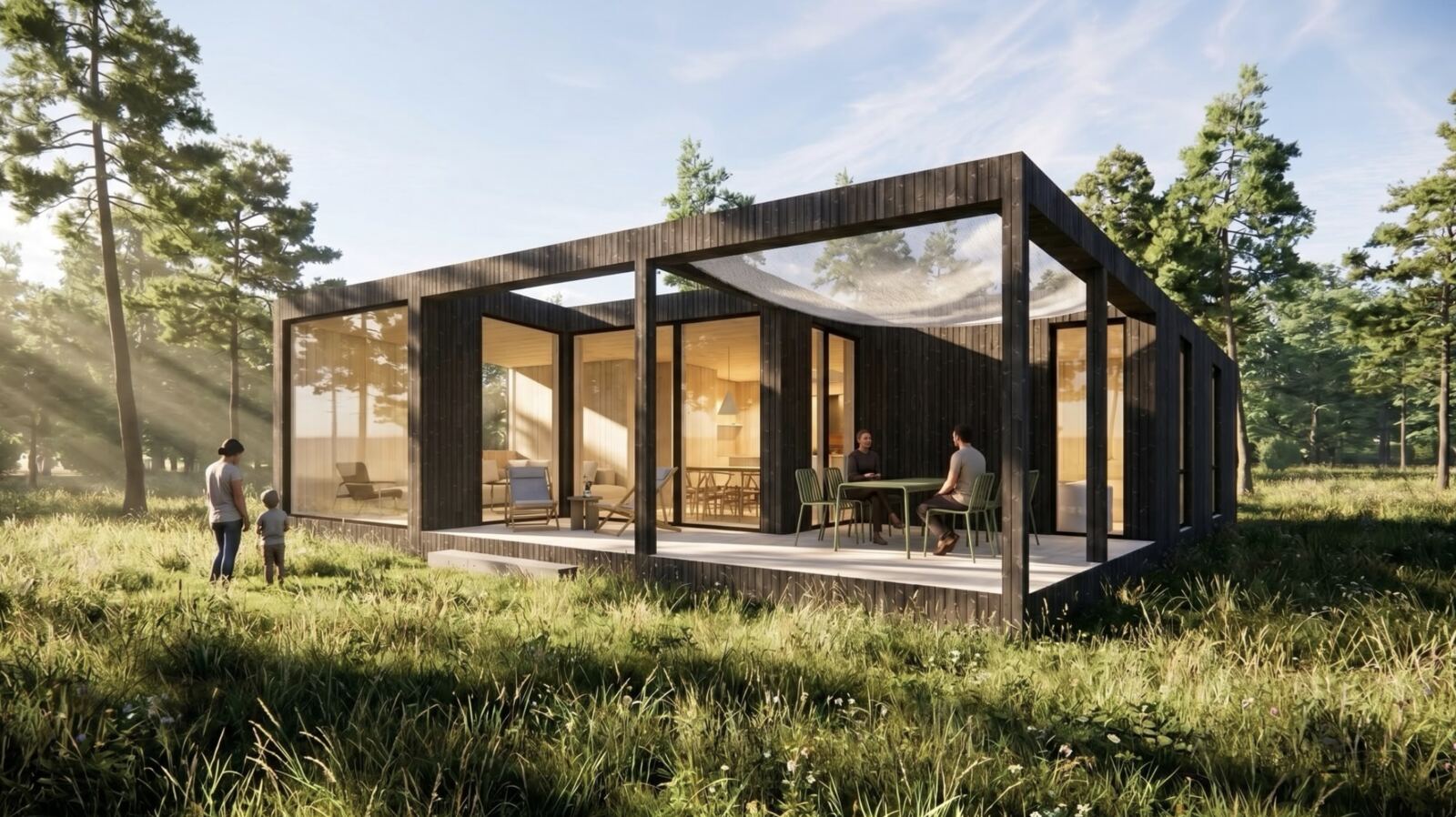 Modulbyggeri fra Ittaouil Modular Group — CLT-modulhuse