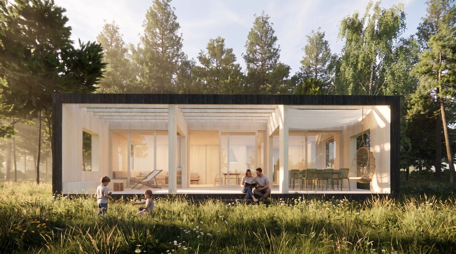 Modulbyggeri fra Ittaouil Modular Group — CLT-modulhuse