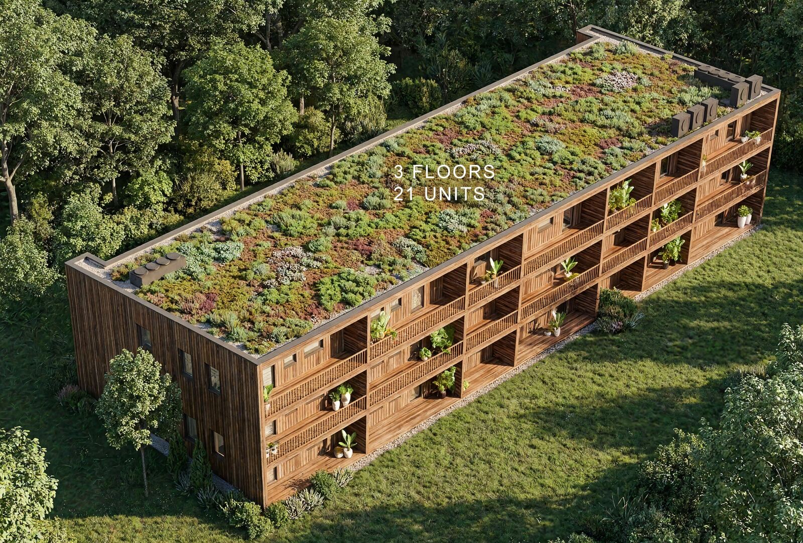 Modulbyggeri fra Ittaouil Modular Group — CLT-modulhuse