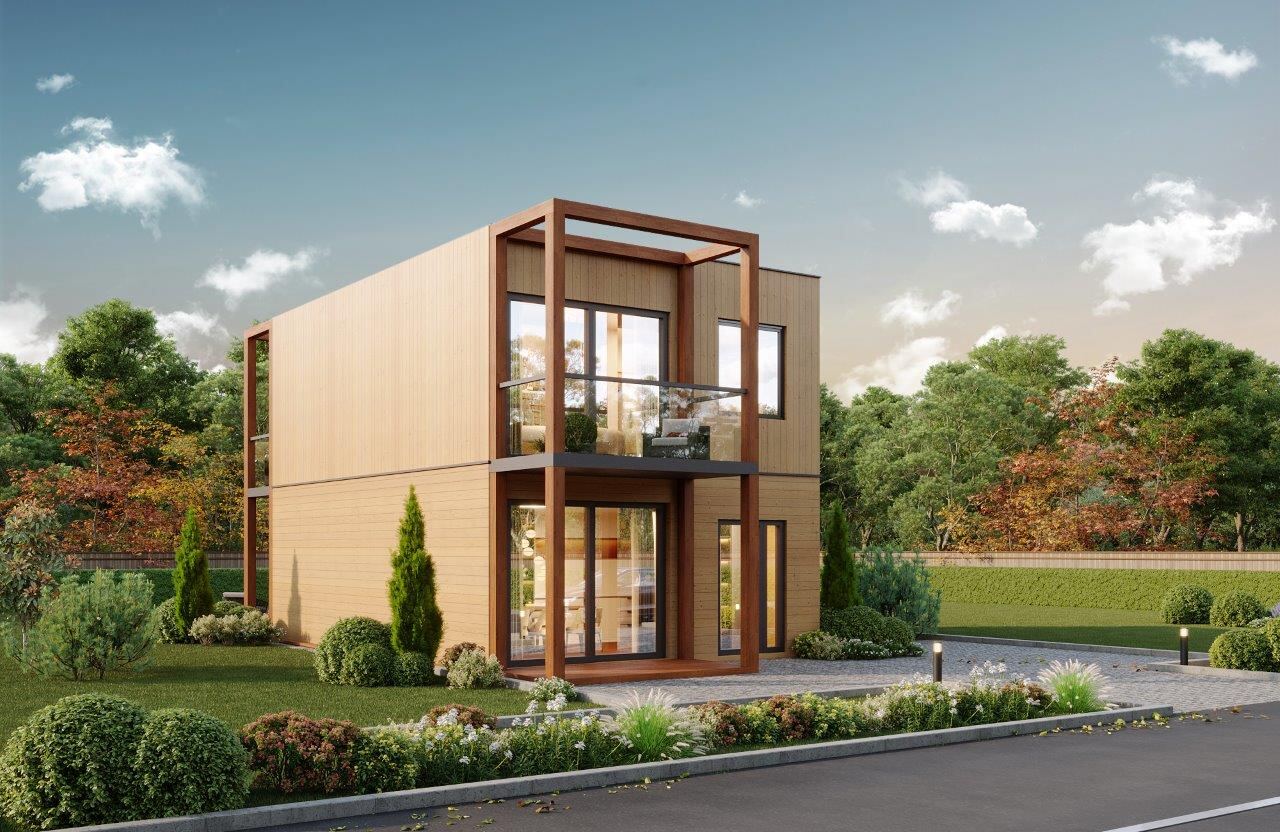 Modulbyggeri fra Ittaouil Modular Group — CLT-modulhuse