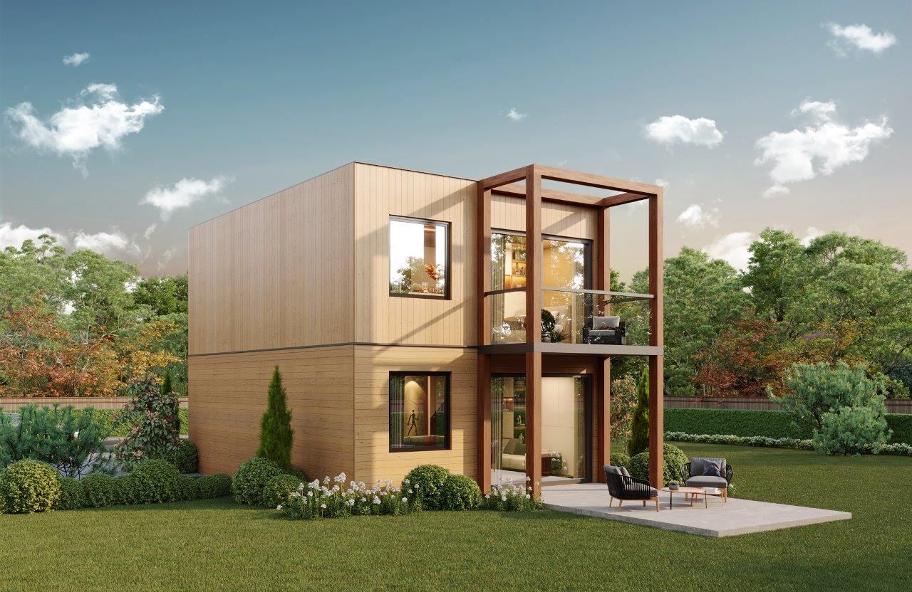 Modulbyggeri fra Ittaouil Modular Group — CLT-modulhuse